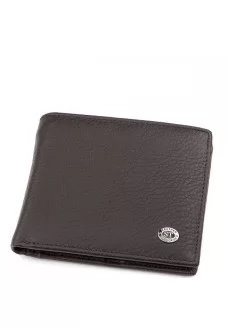 Мужской кожаный кошелек ST Leather (ST159) 98393 Коричневый