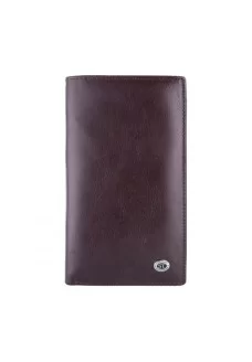 Гаманець чоловічий шкіряний ST Leather (В-MS35) 98657 Коричневий