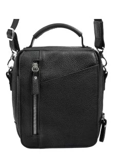 Чоловіча шкіряна сумка з ручкою Diamond av-5-4105 Чорна